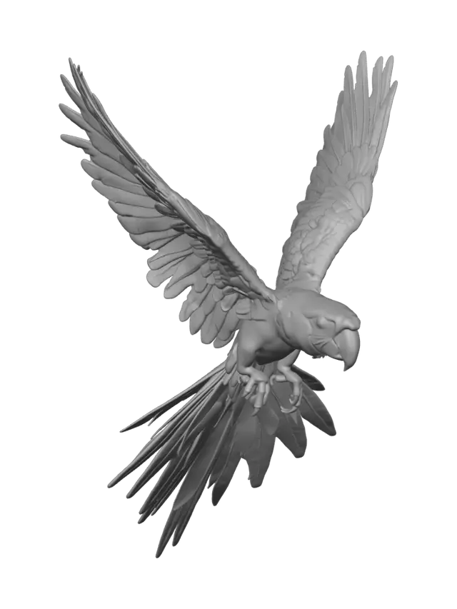 3D model for Sunlit Scarlet Flight