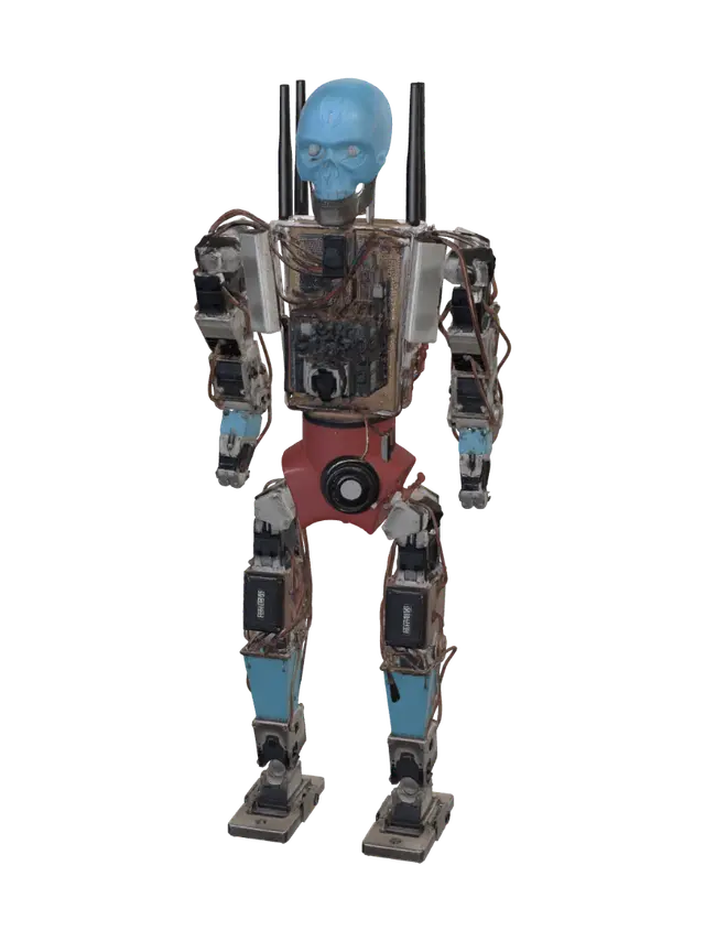3D model for Blue Skull Automaton