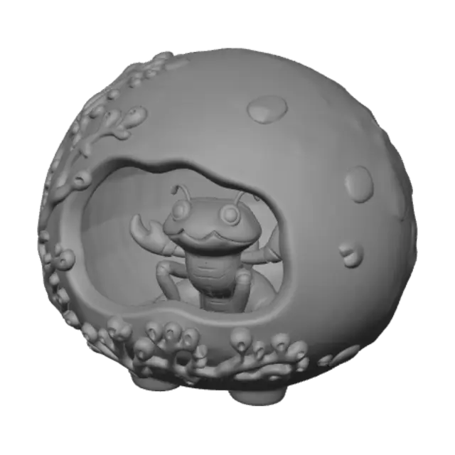 3D model for spardose einsiedler meer
groß