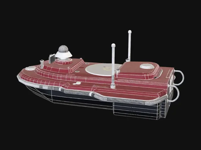 3D model for Crimson Hovercraft 3D Model