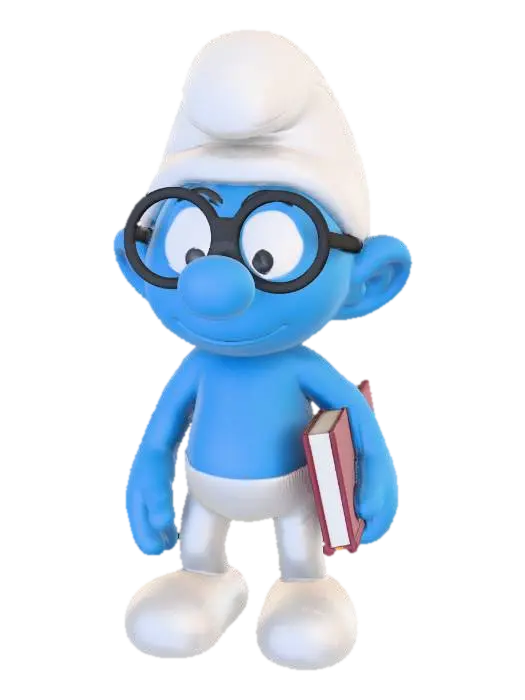 Brainy - Scholar 3D model, vytvořený pomocí AI