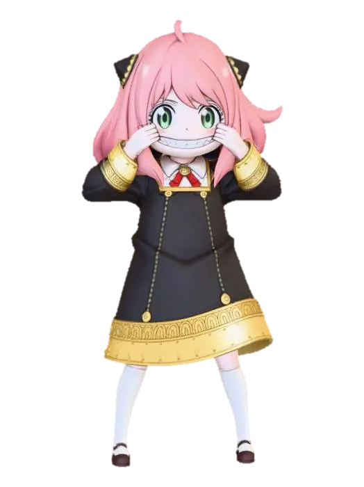 Anya - Silly 3D model, vytvořený pomocí AI