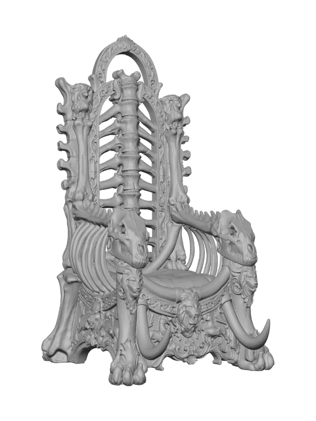 3D model for The Bone Throne