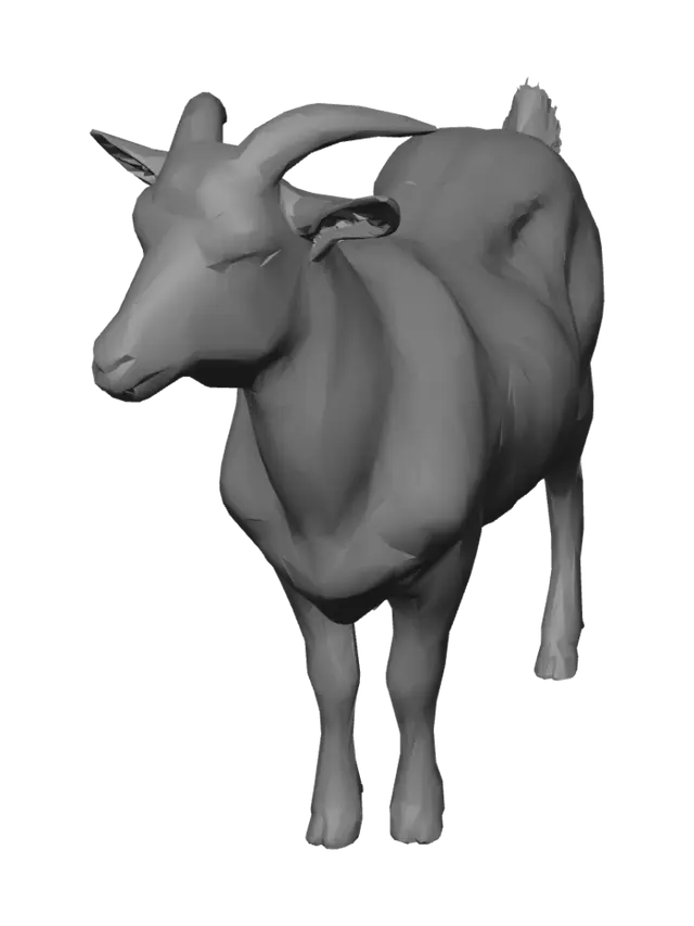 3D model for Snowy Mountain Goat