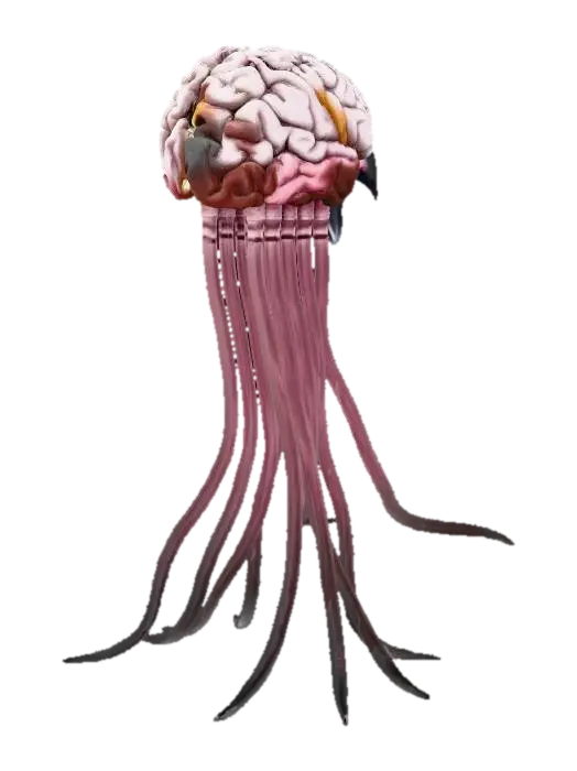 [5.0x5.0] NPC - VEOR-03 - Grell - Eveofruin 3D model, vytvořený pomocí AI