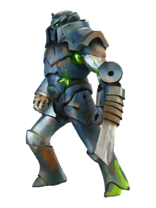 Iron Golem - Eveofruin 3D model, vytvořený pomocí AI