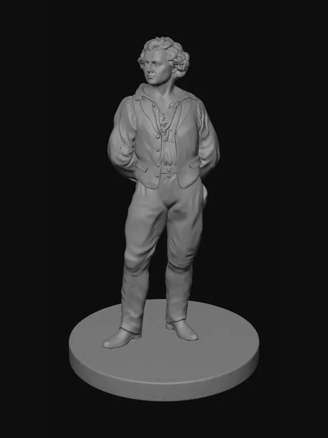 3D model for Gentleman in a Waistcoat