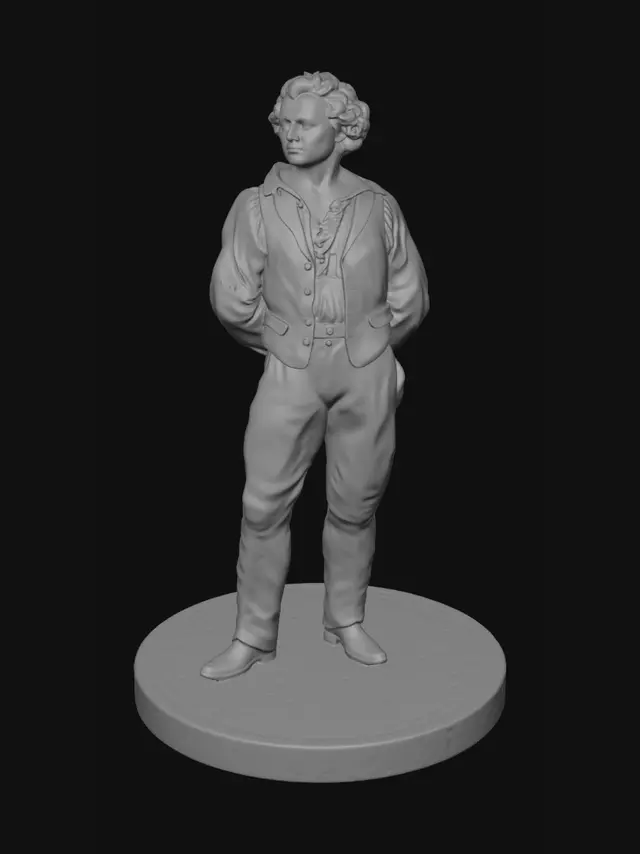 3D model for Gentleman in a Waistcoat