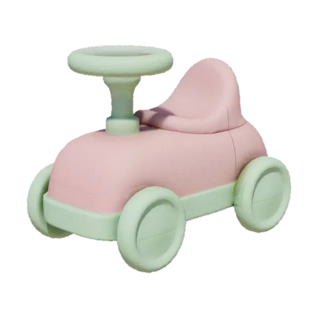 Detailed children's toy tram.The tram should be designed for young kids,… - Imaginative 3D model, vytvořený pomocí AI