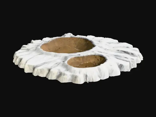 3D model for trench crusade three craters
