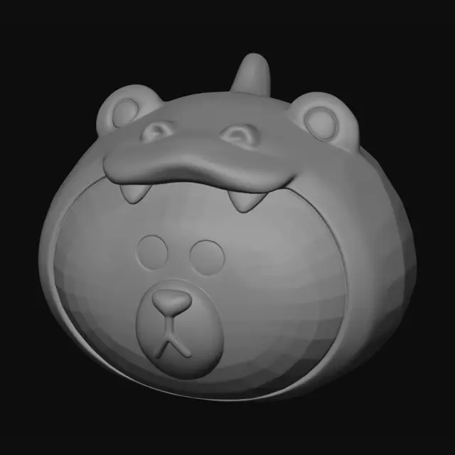 3D model for Bear and Chick Friendship