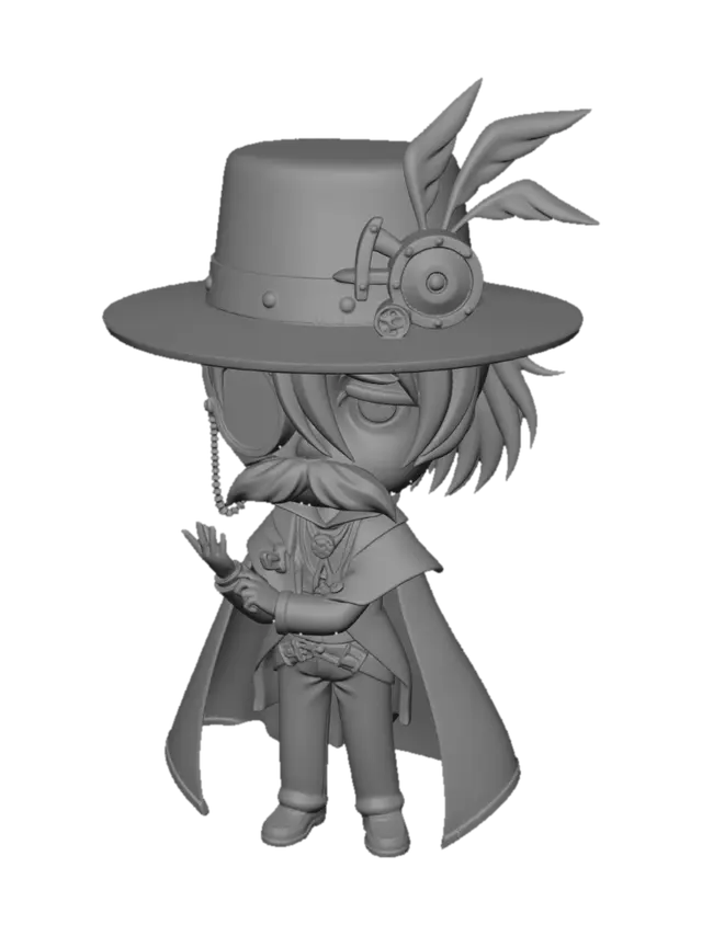 3D model for Clockwork Aristocrat