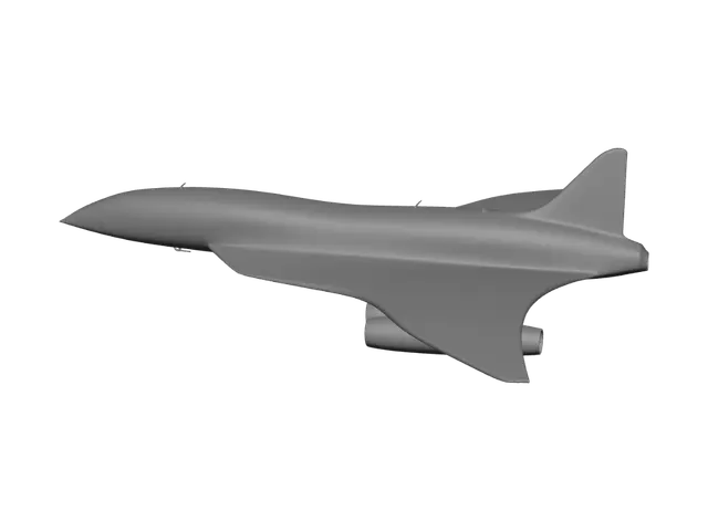 3D model for Overture Airliner