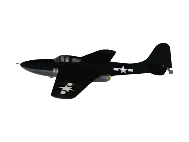 3D model for Experimental US WWII Fighter in Flight