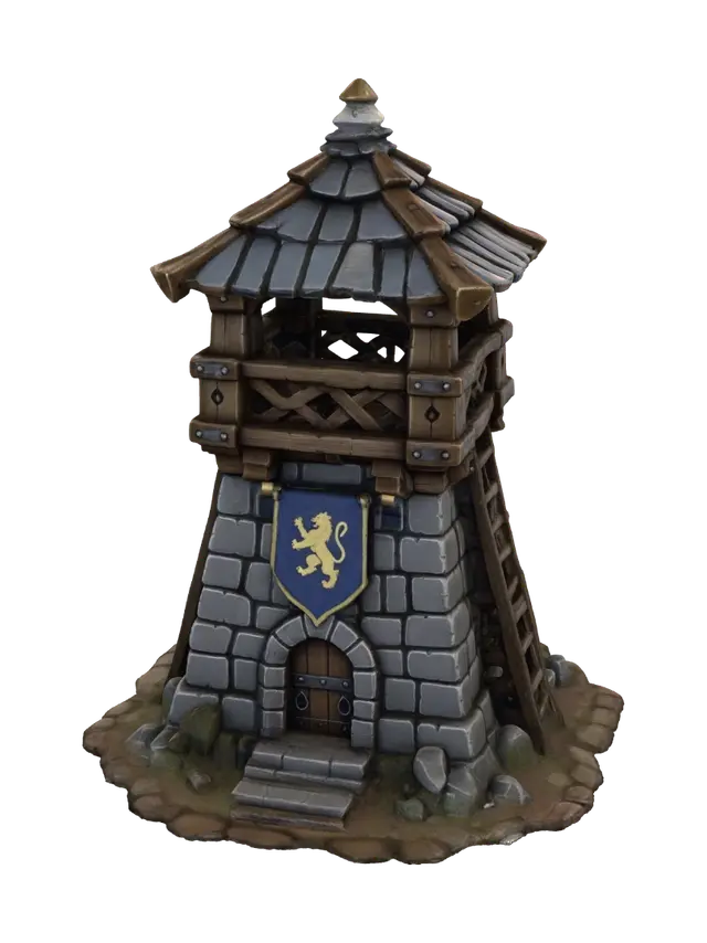 3D model for Lion Banner Watchtower