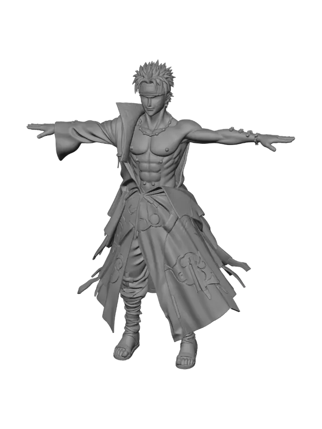 3D model for Naruto in Akatsuki Cloak