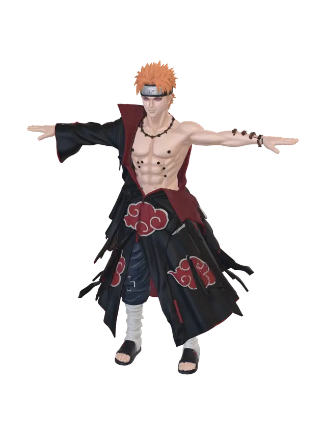 3D model for Naruto in Akatsuki Cloak