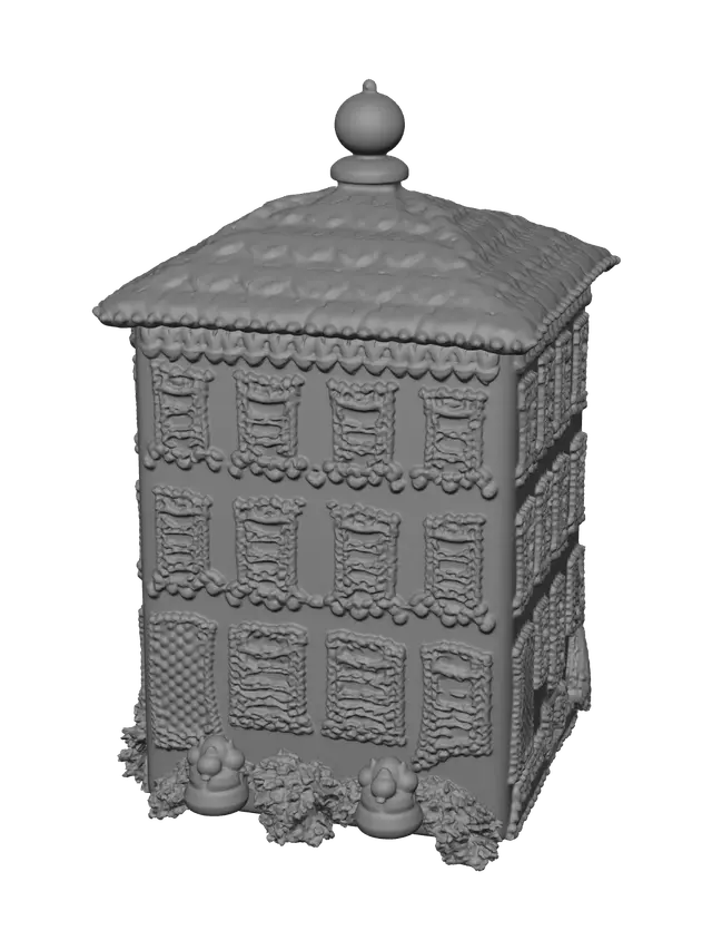3D model for Stylized Rowhouse