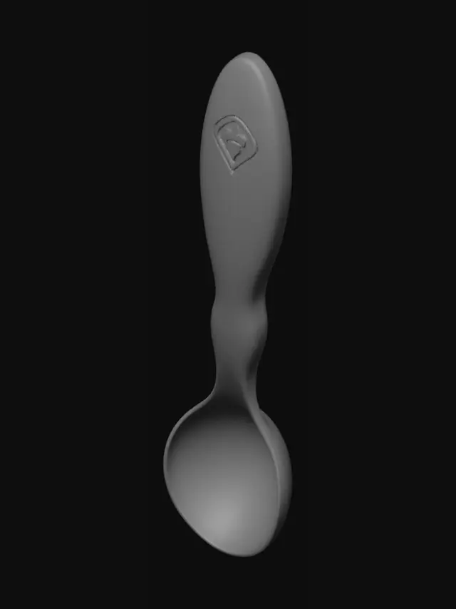 3D model for Floating Blue Spoon