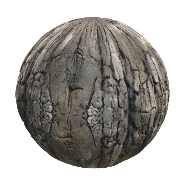 3D model for Weathered Treebark
