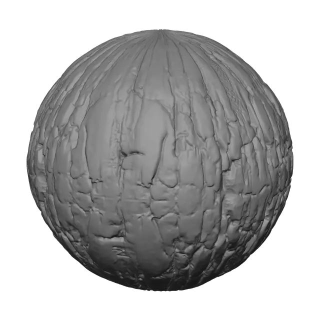 3D model for Weathered Treebark