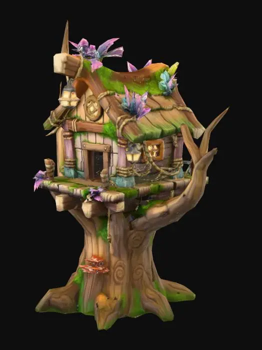 3D model for Enchanted Treehouse
