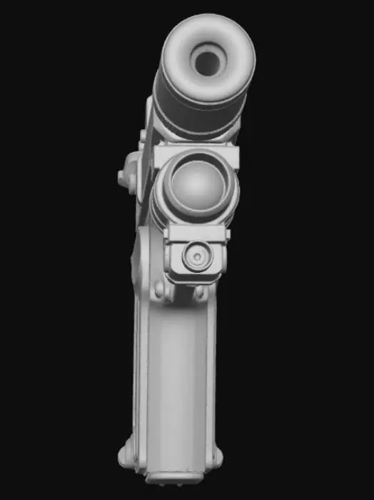 3D model for Rusty Steampunk Pistol