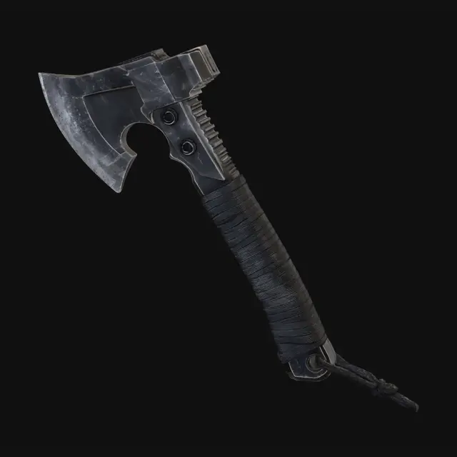 3D model for Cord-Wrapped Battle Axe