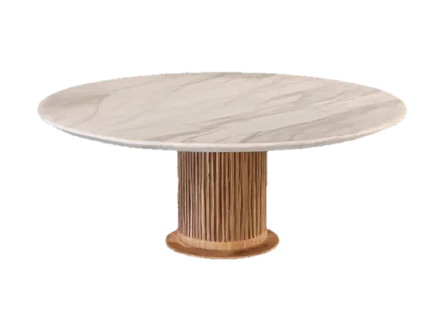 3D model for Oval Marble Dining Table