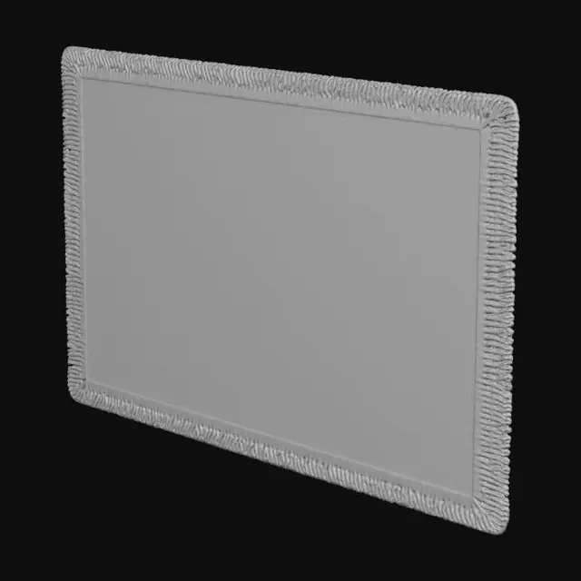 3D model for rectangle rug