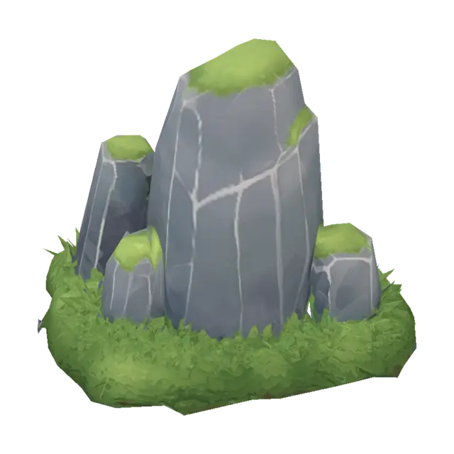 rock - Geology model 3D, wygenerowany przez AI