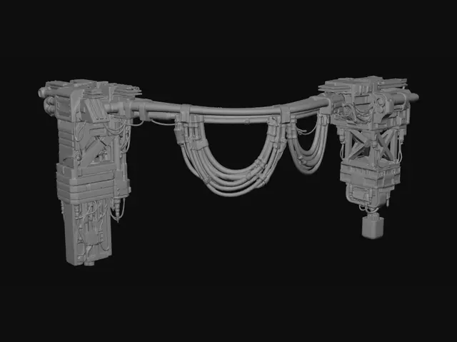3D model for Cable Archway