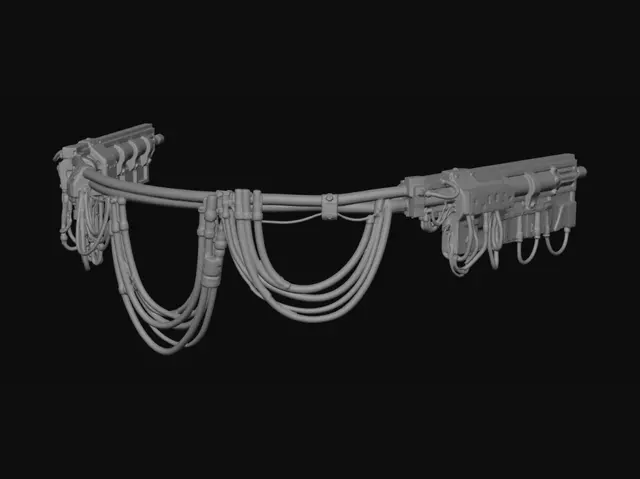 3D model for Arched Cables