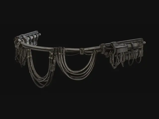3D model for Arched Cables