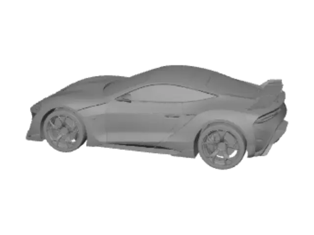 3D model for 请帮我生成一辆车