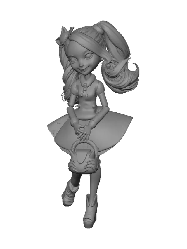 3D model for Lavender Velvet Enchantress