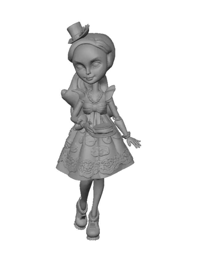 3D model for Pastel Princess Doll