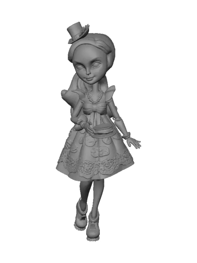 3D model for Pastel Princess Doll