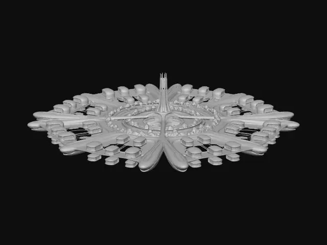 3D model for Gravity-Free Living Platform