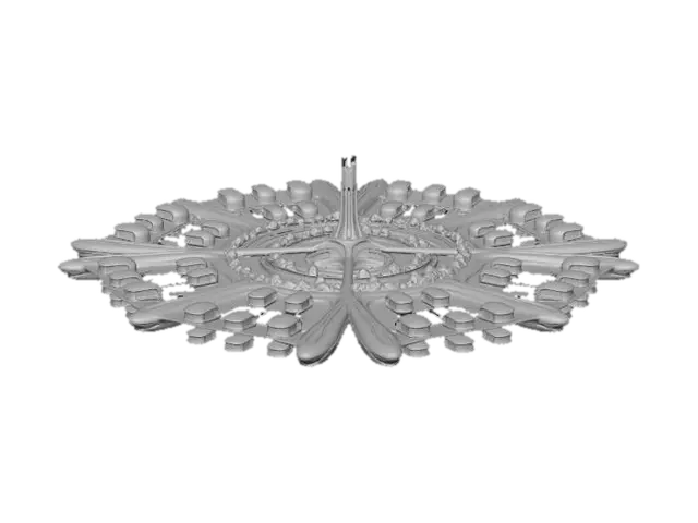 3D model for Gravity-Free Living Platform