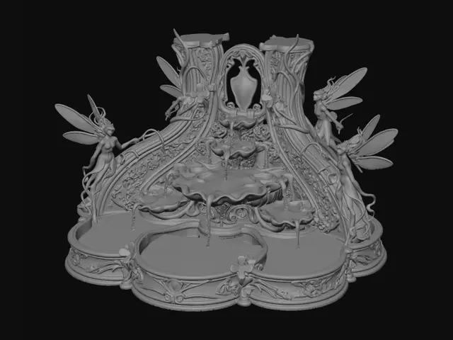 3D model for Fairy Cascade in Marble Garden