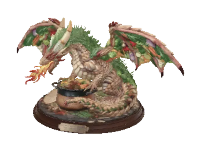 3D model for Gourmet Fantasy Dragon - The Culinary Beast