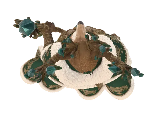 Emerald Archdruid - Jobin 3D model, vytvořený pomocí AI