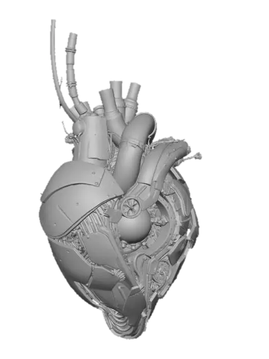 3D model for Iron Heart