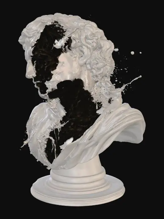 3D model for White Wash Illusion