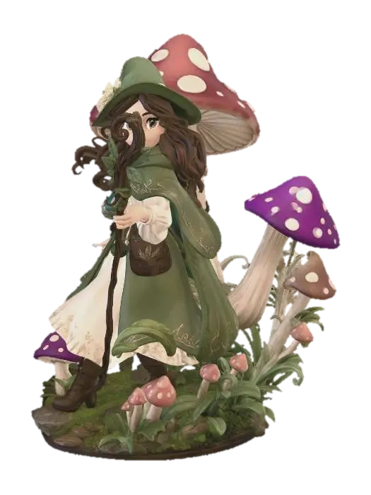 3D model for Alice Growing Scene