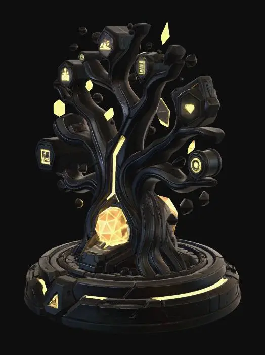 3D model for Ember Tree of Knowledge
