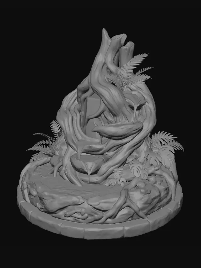 3D model for Verdant Cascade