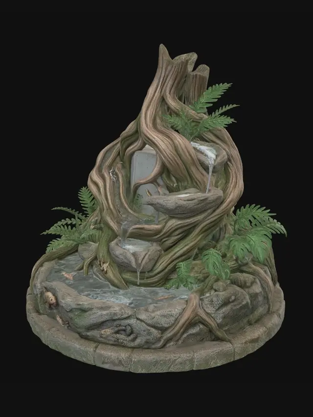 3D model for Verdant Cascade