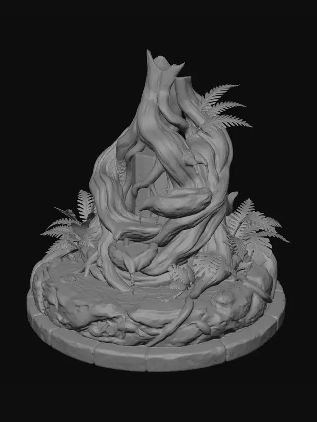 3D model for Verdant Cascade